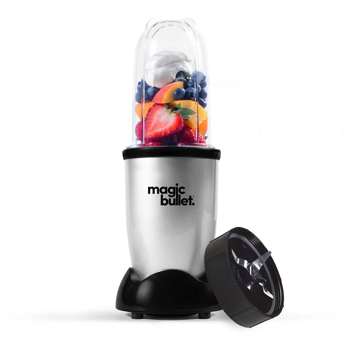 Magic Bullet 1485, frullatore da quattro pezzi color argento